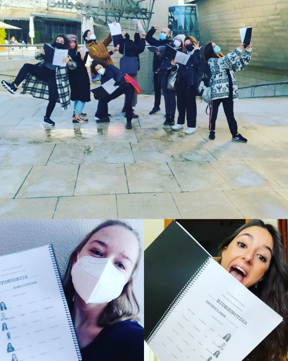 Dantzerti's tweet photo. ⚠ El alumnado de 4° de Arte Dramático ya tiene el texto del montaje final de estudios en sus manos. Dramaturgia de Patxo Telleria y dirección de Mireia Gabilondo. ¡En enero empiezan los ensayos!
#dantzerti #artedramatikoa
#muntaia #patxotelleria #mireiagabilondo https://t.co/EjuiiIt3yt