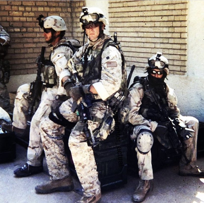Team leaders of 5th PLT, 1st Force Recon Co. Baghdad Iraq, summer 2003