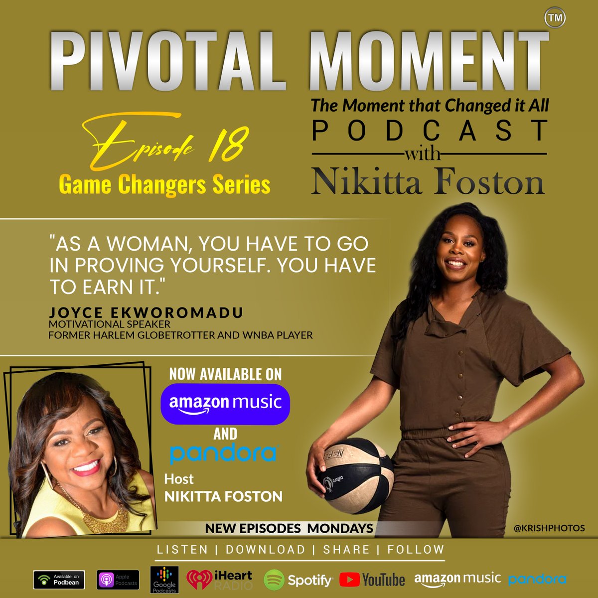 NikittaFoston's tweet photo. LOVE &amp; BASKETBALL @alleniverson's famous crossover became part of her game @WNBA and the @Globies. Now, @missjoyce22 is using her skills to inspire as a motivational speaker. She tells us about the moment that made the difference. #gamechanger #sherocks
https://t.co/G6TZMRylOR https://t.co/ZBGZnvfZgf