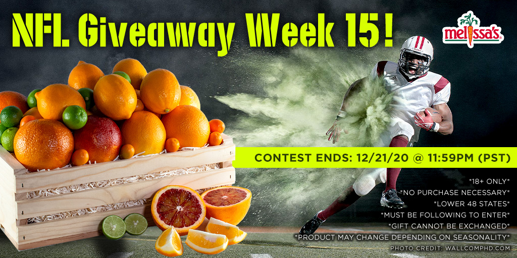 MelissasProduce's tweet photo. Are you ready for some FOOTBALLLLLL?!  🏈
NEW week.  NEW Challenge!  NEW season (citrus)!

To Enter:
1. ❤️ this tweet
2. Reply with your favorite Citrus Fruit

Make sure you're following so we can reach out to the winner!  👌

@Chargers @Raiders #NFL #TNF #ThursdayNightFootball https://t.co/Trz2qsYwEi
