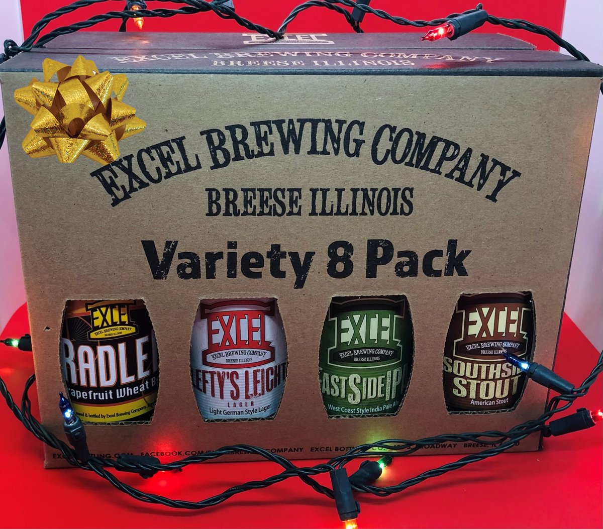 ExcelBrewery's tweet image. Perfect stocking stuffer for the holidays! See our complete line of  Excel Craft beer at bit.ly/3r6X9XT Happy Holidays🎄