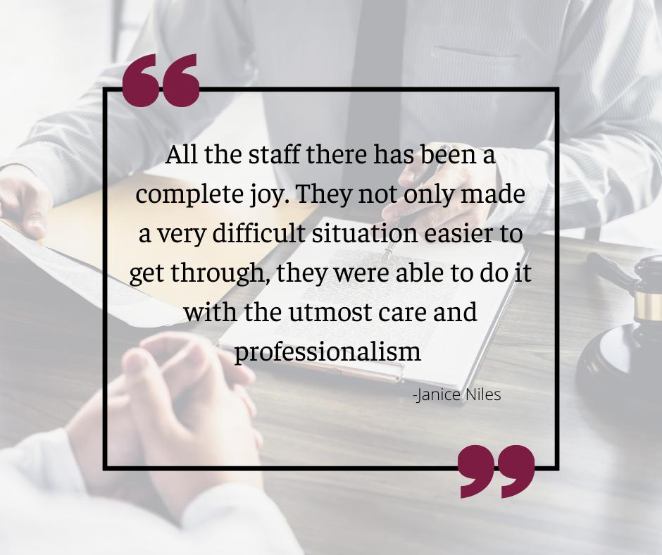 Germani_Law's tweet photo. No matter what your situation is, Germani is here to help. 

Thank you Janice for those kind words. We always try to go above and beyond for each of our clients. https://t.co/nlniC6Soyz