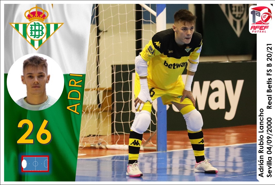 celebracionde99's tweet photo. Último #Cromo de la #Jor14 de hoy, un debut y de nuevo en el @RealBetisFS una circunstancia poco frecuente pero no por eso menos meritoria asi que #CromoFutsal para @adr1rubio que debuto en un partido dificilísimo ENHORABUENA 💪💪💪 #ILoveFutsal❤ https://t.co/pLj3IcGIf4