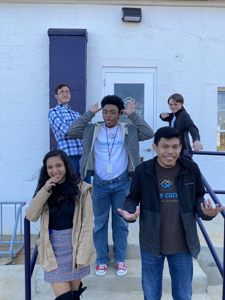 basecampcoding's tweet image. Say hello to the Documentation Team! We are the faces behind all of Base Camp’s social media content. We are really excited to bring you stories, events, and glimpses into the experience of Base Camp. #basecampcodingacademy #Classof2021 #coding #CSinMS #MsCodes #Codingforall