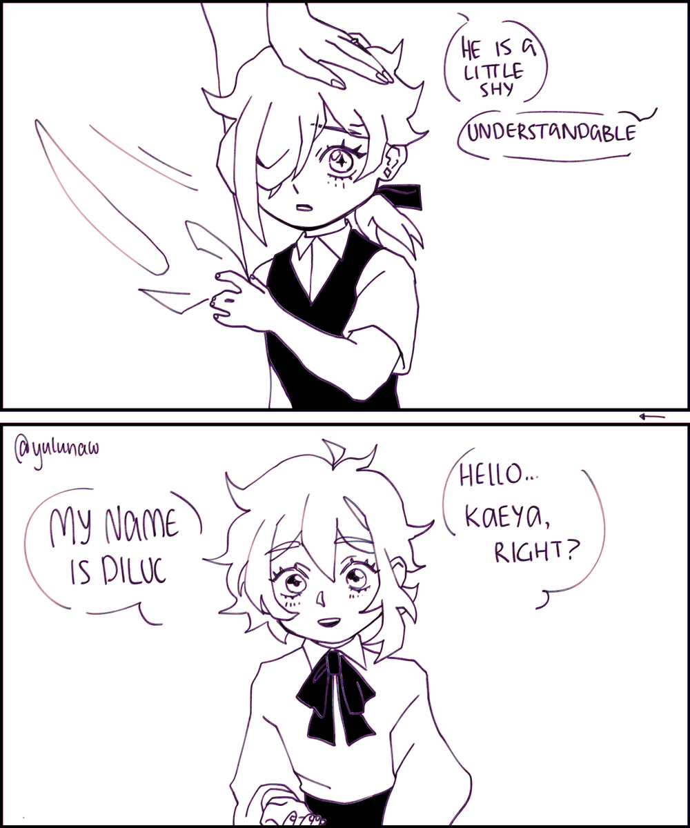 #kaeluc #genshininpact #genshinimpactfanart AU, where Khaenri'ah is fine and Kaeya meets Diluc, when Ragnvindrs are invited to his country!!