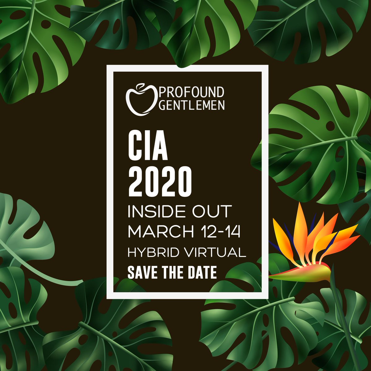 PGeducator's tweet photo. Are you ready for CIA 2021: Inside Out? Save the date for the virtual conference by Educators of Color for Educators of Color. You don't want to miss this! March 12-14. It's all in you. #profoundgentlemen #blackmaleteachers #BlackLivesMatter #blackteachersmatter #BlackJoy #BlkJoy https://t.co/1bzfukJ6sK