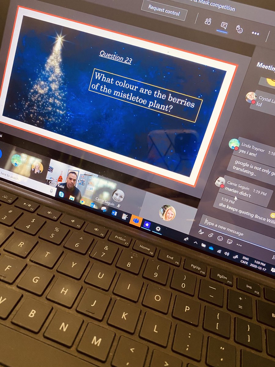 Well done ⁦<a href="/CDSBEO/">CDSBEO</a>⁩ Social Committee - such fun trivia!🎄🎁❤️