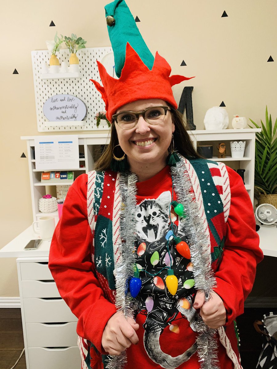 Ugly Christmas Sweater fun during our last VAMM call of the year! Love spending time (virtually) with Team VinCola before the holidays. #LifeAtATT #CenterOps