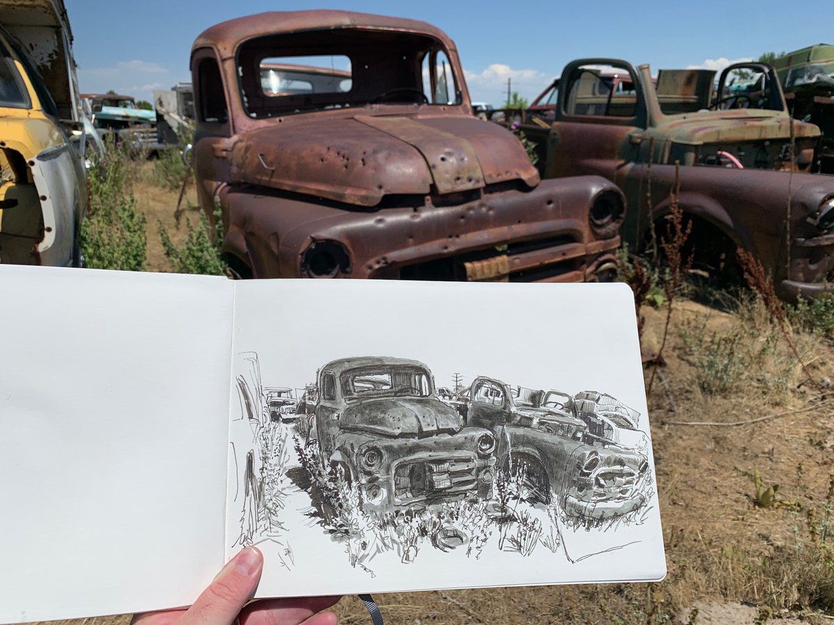 Back at Speedway Auto Wrecking, Aug 1.