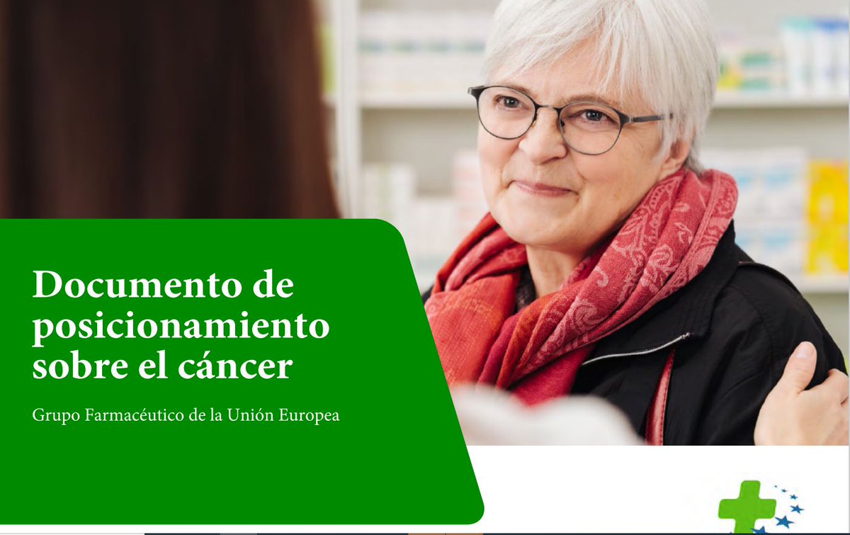 PresiCOFSCTFE's tweet photo. ¿Conoces la contribución de la farmacia comunitaria al Plan Europeo de Lucha contra el Cáncer? #LaFarmaciaenelMundo #SomosAsistenciales

Accede al documento de posicionamiento de la Agrupación Farmacéutica Europea PGEU [PDF]
https://t.co/fawl2tmQkq https://t.co/1uLIDetXHM