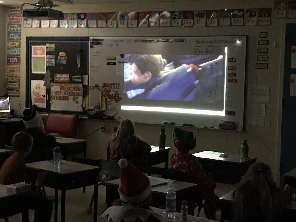 MsCaines's tweet photo. Such a special Day! Character Dress up, Polar Express, whole School Brunch! #gradeoneandtwo #tistheseason #holidayfun #cozy https://t.co/ZZQFgj82U3