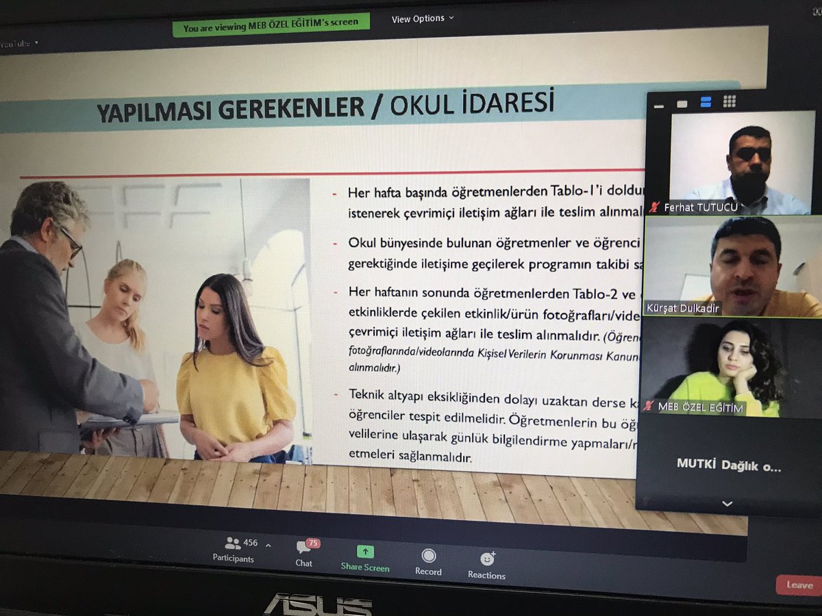OrtaokuluVedat's tweet photo. Özel Eğitim ve Rehberlik Hizmetleri Genel Müdürlüğümüzün özel eğitim ihtiyacı olan öğrencilerimiz için uzaktan eğitim çerçeve programına yönelik zoom uygulaması üzerinden düzenlediği bilgilendirme toplantısına katılım sağladık. @mugla_mem @bodrumMEM @FerhatTutucu https://t.co/eChCJyRld8
