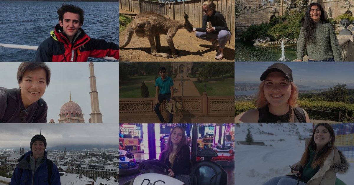 pennabroad's tweet photo. Throughout the course of this semester, each of our Penn Abroad Leaders answered questions about their abroad experiences. They shared their favorite memories, essential items packed, advice for students interested in going abroad, and more! Read here: https://t.co/HJfqIlokEq https://t.co/C0zttcHlq7