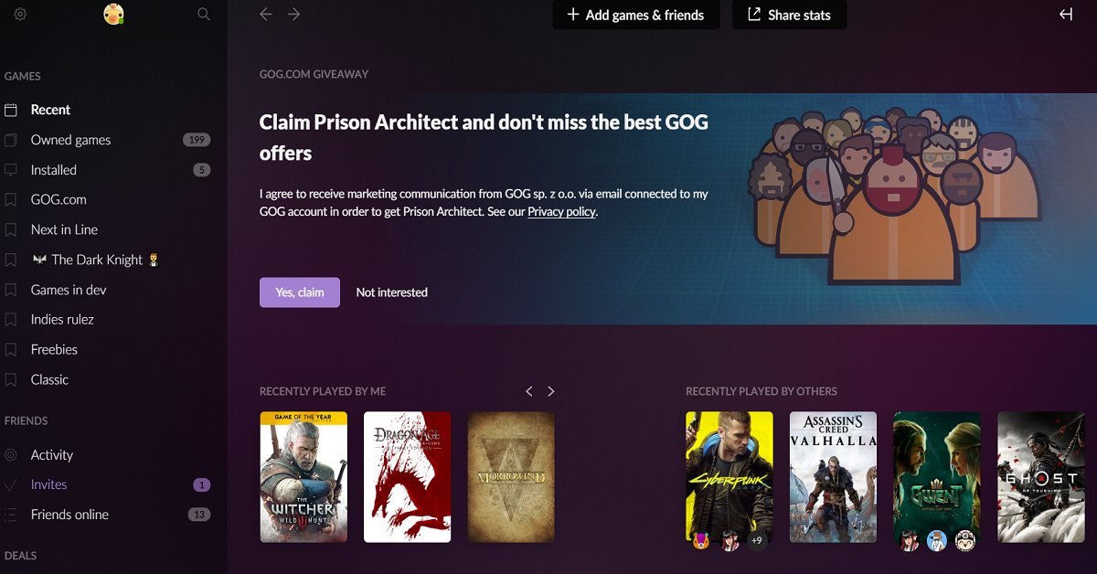 GOG GALAXY 2.0 tweet media