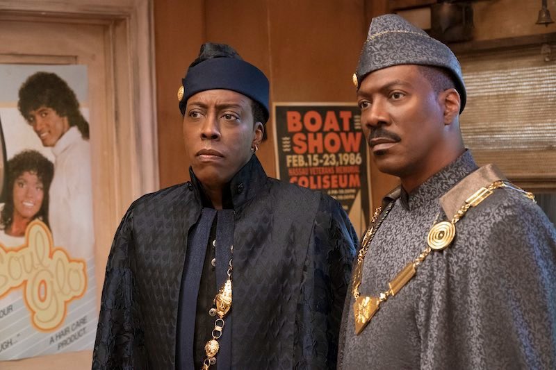 GAFollowers's tweet photo. Stills from Eddie Murphy’s ‘Coming 2 America’ have been released.

The movie releases on March 5th and was filmed in Atlanta. https://t.co/WKhWQRrX5i