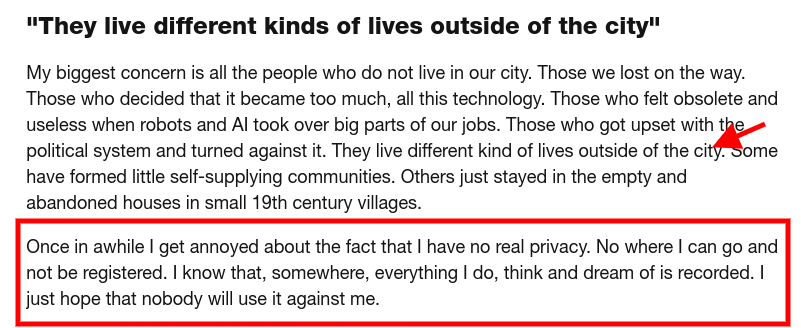 FriendsOScience's tweet photo. @jamft This Danish MP - writing for @wef foresees a low-tech peasant nation living separate from the hi-tech surveillance society. https://t.co/DNm5AvBQ6O Note her fears. 'that nobody will use it against me' #TheGreatReset #UnplugBigTech https://t.co/ipSVNyodwt