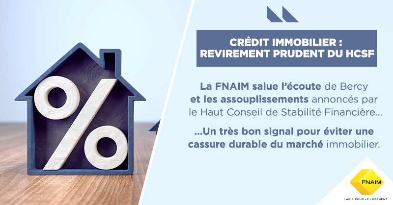 FNAIM's tweet photo. Après des mois d’alertes sur les #crédits immo, la FNAIM salue le revirement prudent du #HCSF qui annonce des assouplissements. @jmtorrollion reconnaît des annonces qui vont dans le bon sens, de nature à éviter une cassure durable du marché #immobilier.
👉https://t.co/KZVJgQcQME https://t.co/qspcXunwPk
