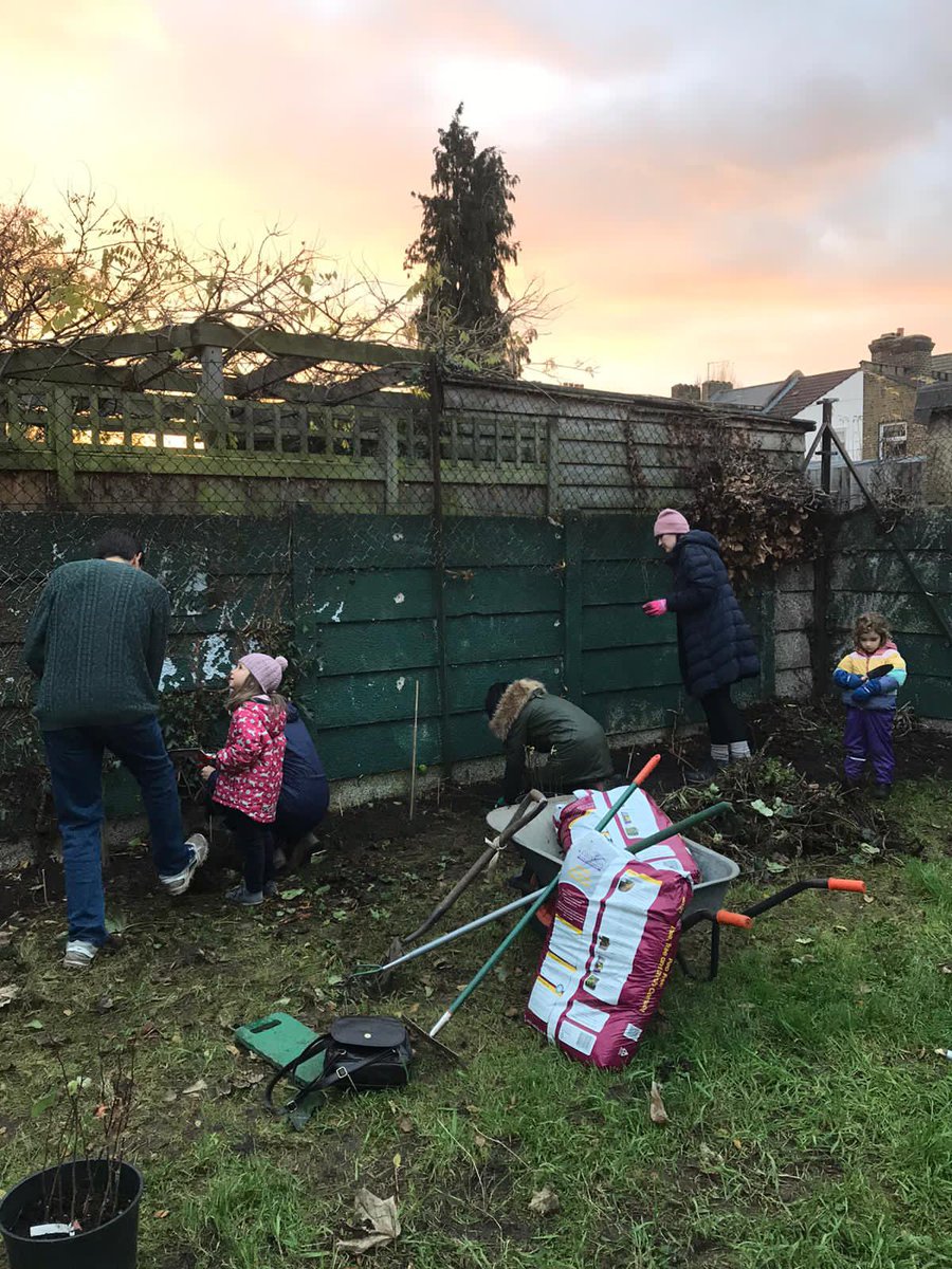 dartnell_park's tweet photo. Lots more Dartnell Park action, planting 32 Woodland Trust mixed native hedging shrubs and trees, great for wildlife, &amp; pyracantha for birds and colour #croydon https://t.co/TnWJcn2Kop