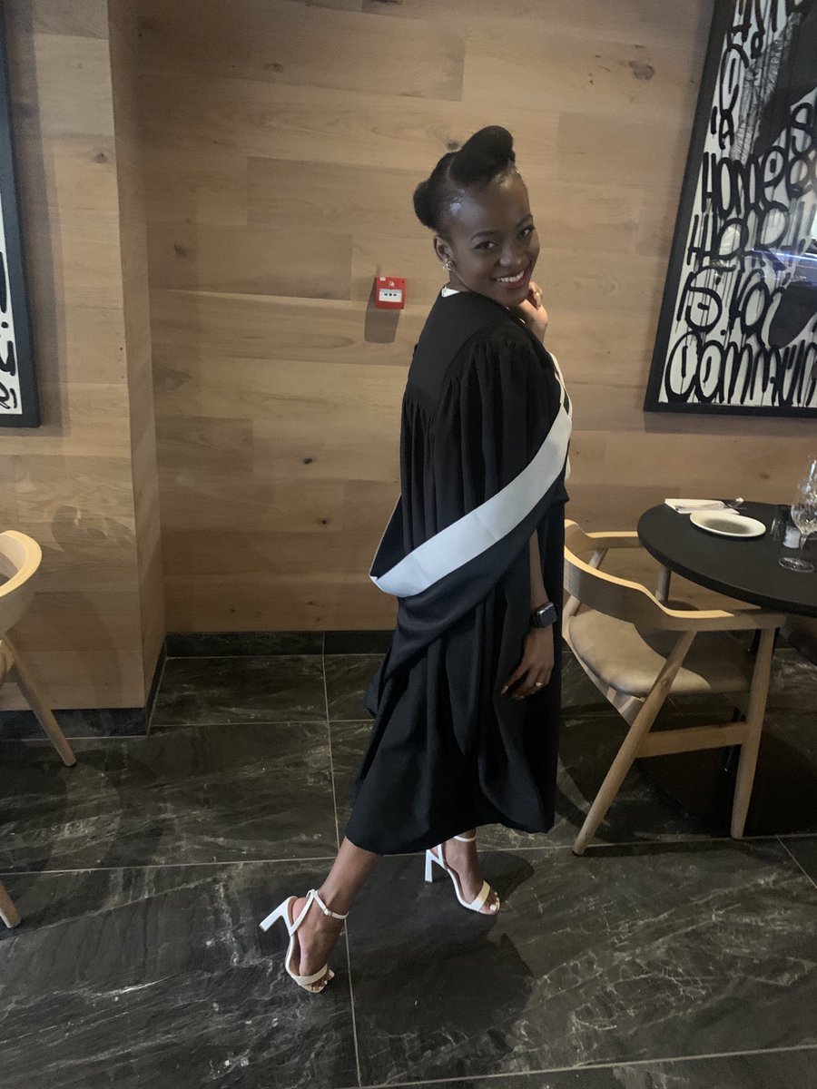 Let me tell you how the universe works. 

17 July I had to be talked of the edge of a building. 
17 September I had fractured both my calcanei from jumping off that building and landing on my feet.

17 December I graduate as Dr Lebone Kgomotso Dawn Mohlala.