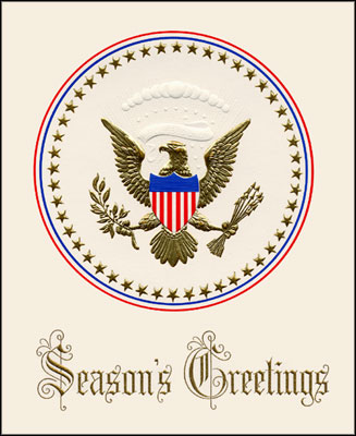 Presidents today issue holiday greetings through annual cards from the First Family. But the first Presidential "Christmas card" was handwritten on White House stationery and published in newspapers!  Learn more on  http://whitehouse.gov/adventcalendar&nbsp;!