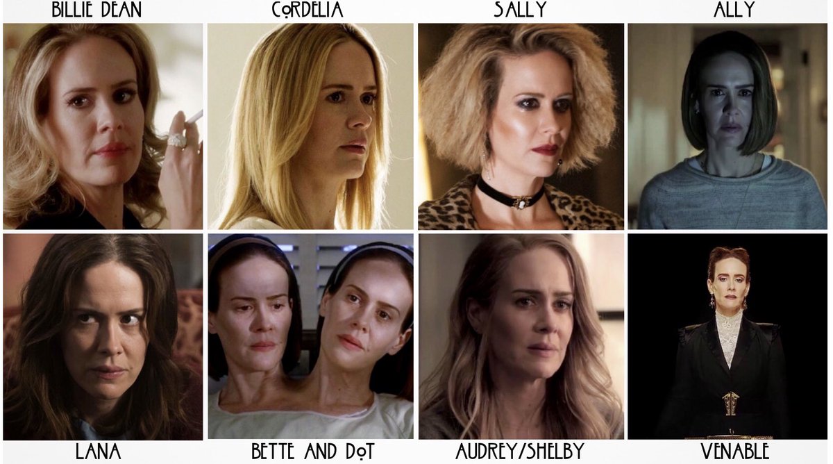 Happy Birthday to Sarah Paulson! Who\s your favorite character of hers  on American Horror Story? 