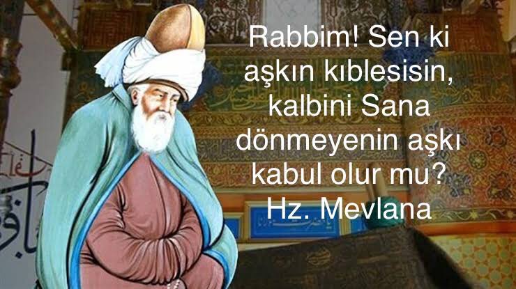 Onun için Mevlâna ölüm gününe düğün günü veya gelin gecesi manasına gelen "Şeb-i Arûs" diyordu ve dostlarına ölümünün ardından ah-vah edip ağlamayın diyerek vasiyet ediyordu. #ihsanvakti #Mevlana #Rumi #ŞebriArus