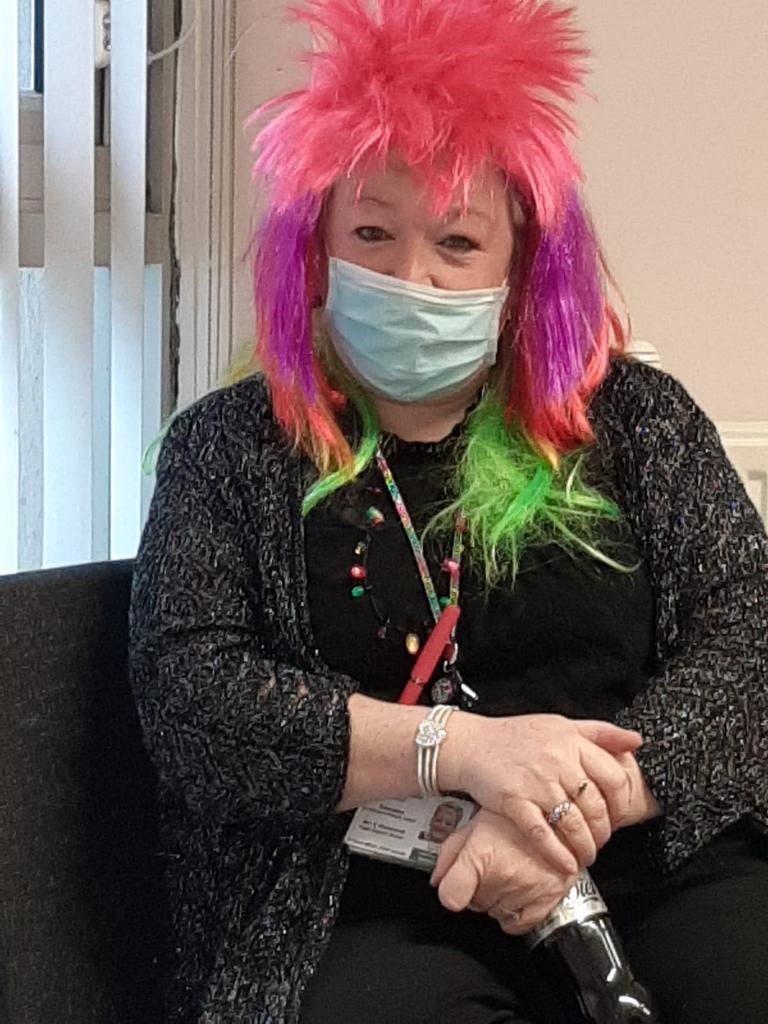 StAnthonysPS's tweet photo. Well no one said that CRAZY HAIR DAY was only for the children!! #joininginthefun https://t.co/aRHosSmbl5