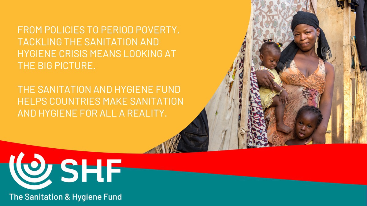 SHFchief's tweet photo. We’re all about #WashYourHands these days.
But that isn’t enough.
We need to see and understand how #sanitation and #hygiene impact health, education, and the economy.
We need everyone working together.
#SHFLaunch
#RecoverBetter https://t.co/GfmKRhOe8V