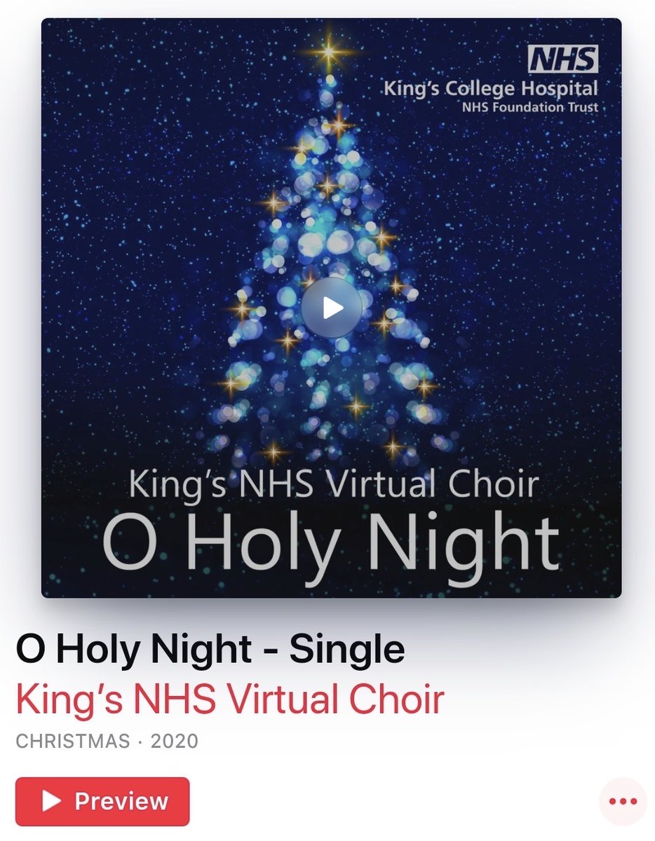 This song is our way of saying “Thank you” to everyone who has supported us through this year and remembering those who sadly passed away. Knowing you were thinking about us, sewing us scrubs, sending us support and so much more, kept us going. Listen now: apple.co/3ms4wWl