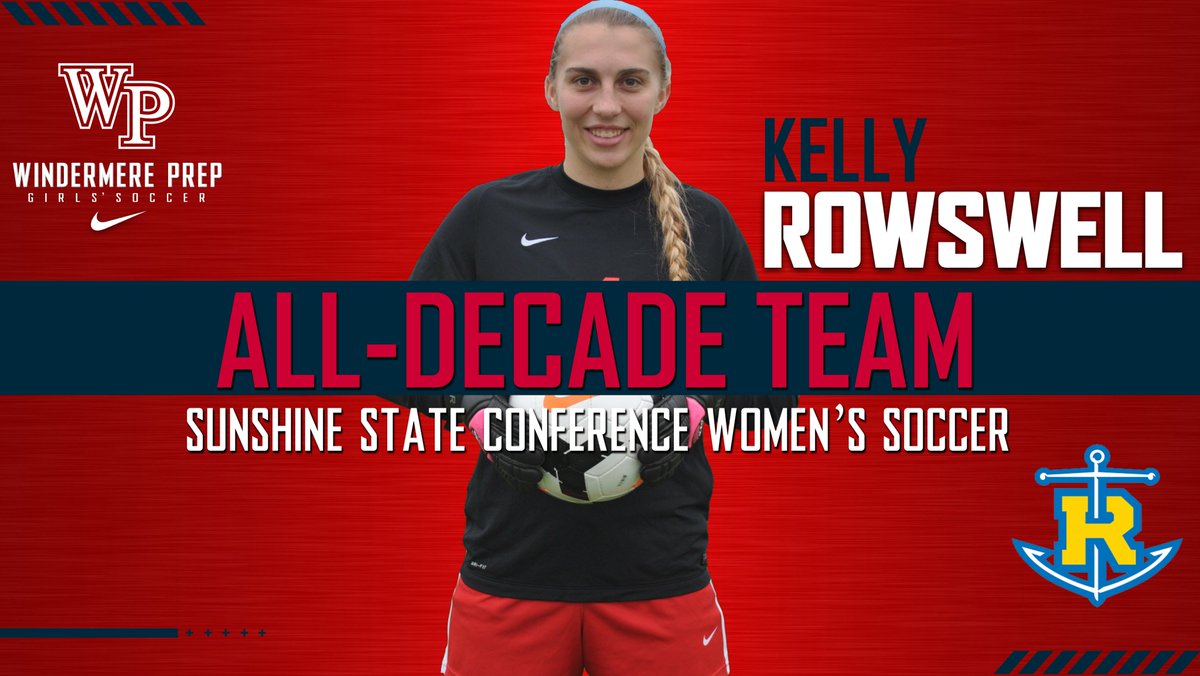 Congratulations to former <a href="/WpsGirlsSoccer/">WPS Girls Soccer</a> and Rollins College great Kelly Rowswell on being named to the Sunshine State Conference All-Decade Women's Soccer Team. 

sunshinestateconference.com/news/2020/12/1…