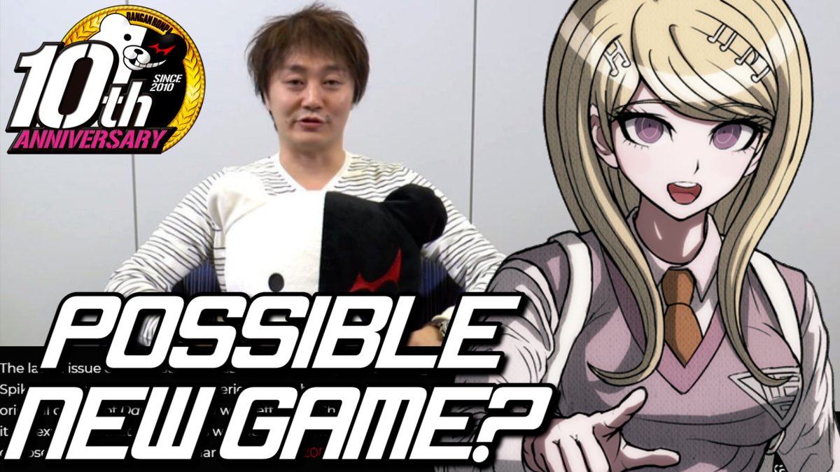 WeebyNewz's tweet photo. New video discussing Kodaka's recent interview where he reveals that another Danganronpa game is possible. Hope you guys enjoy! https://t.co/AsgmEQTPNl https://t.co/PUMMb1zRcE