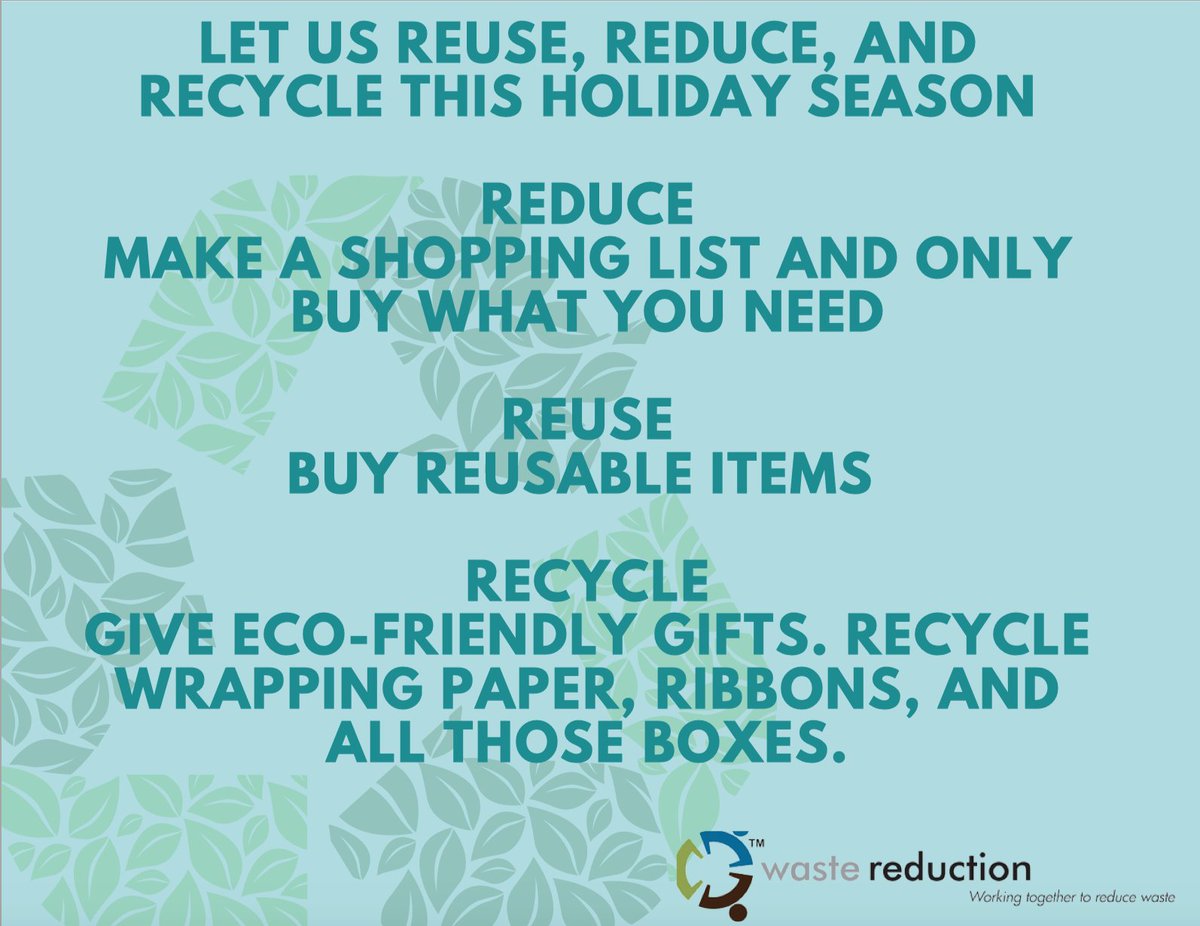 wastereduction1's tweet photo. #HappyHolidays #holidays #wastemanagement https://t.co/7dtCCTQv0C