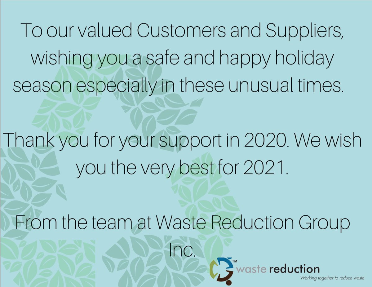 wastereduction1's tweet photo. #HappyHolidays #holidays #wastemanagement https://t.co/7dtCCTQv0C