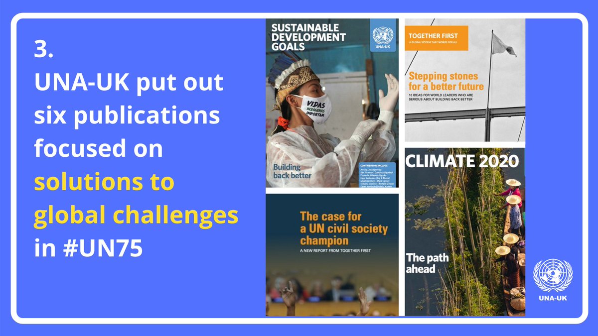 UNAUK's tweet photo. 3:
Publishing reports on key issues in #UN75!
Check out #Climate2020 on taking action ahead of @COP26 - with a foreword from @antonioguterres:
https://t.co/AVS0ofqBlt
Read #SDGs2020, with vital insight from @AminaJMohammed:
https://t.co/n77E6q3IRg
#UNAUKin2020
@witan_media https://t.co/x7Ce2B96Td