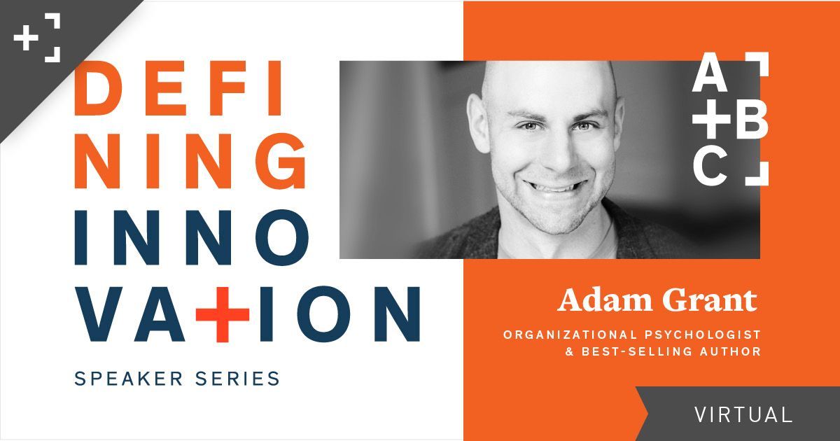 ArtsBusinessPHL's tweet photo. Feb. 24: Hear @AdamMGrant, organizational psychologist and best-selling author, delve into why the ability to rethink and unlearn held notions can better equip businesses to adapt and reimagine the future. https://t.co/2adCnPoBQI #CreativeAdvantage #DefiningInnovation https://t.co/ADp71lKlvf