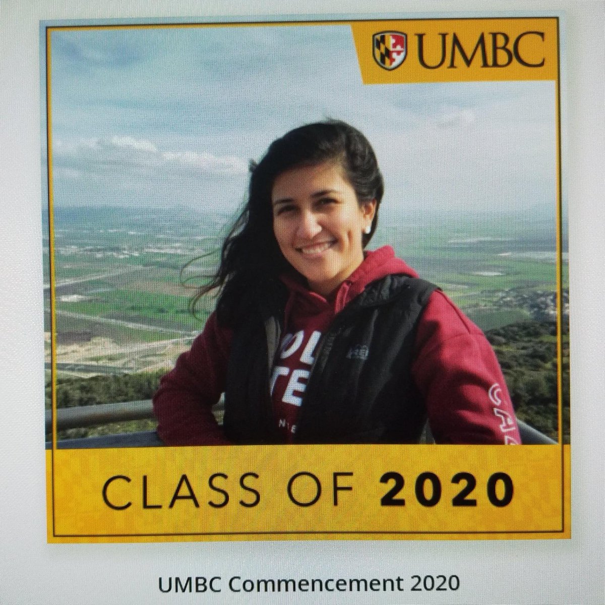UMBCEquestrian's tweet photo. Congratulations to our former President/ Secretary Maya Scheirer for graduating today! We wish her luck on her post college plans and hope to see her back soon ☺️🎉 #UMBCgrad https://t.co/kIvW2MeiuD