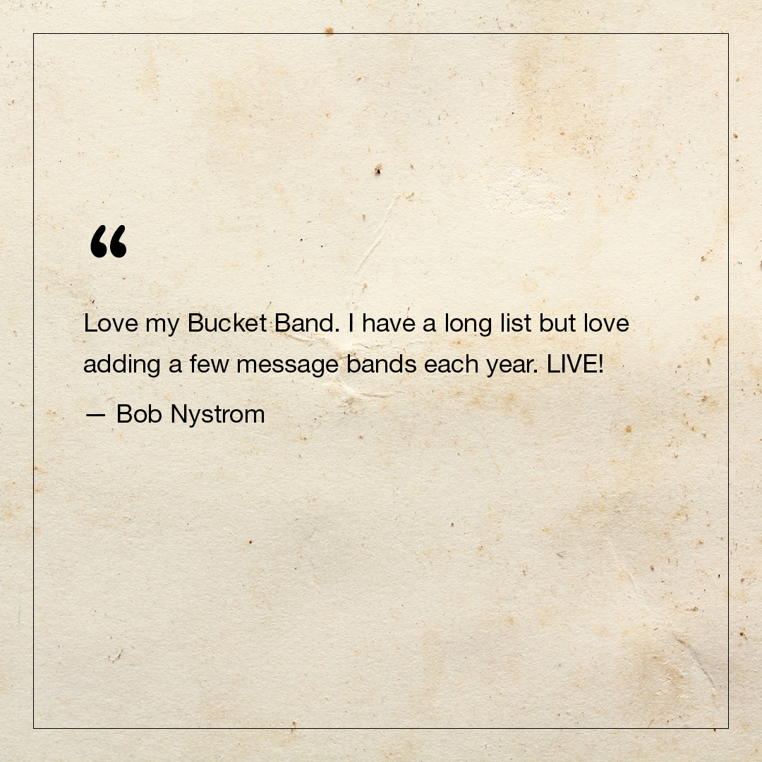 Bucket Bands. Live Motivated tweet media