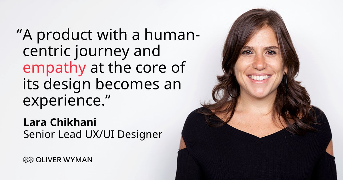 Why is empathy so important when designing the #customerjourney, especially in the age of #COVID19? #Doha-based Lead Designer Lara Chikhani explains here > owy.mn/3ntY1U1 #OWDigital #OWFinancialServices