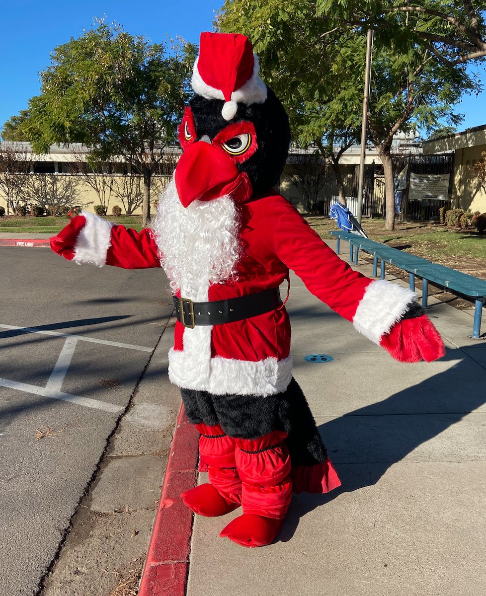 Harry the Hawk wants to say Happy HALL-idays to everyone! <a href="/Hall_Hawks/">WD Hall Elementary</a> <a href="/CajonValleyUSD/">CajonValleyUSD</a>