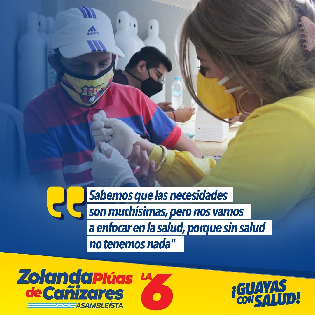 zolandapluasec's tweet photo. Demostremos al mundo la capacidad que tenemos los ecuatorianos para levantarnos y seguir adelante. 💛💙❤️
#guayasconsalud #somosla6 #zolandaplúasdecañizares #servireslamejorobra https://t.co/KSPvBAIexH