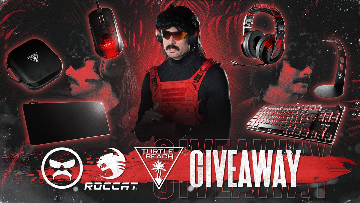 TurtleBeach's tweet image. 'Tis the Season for Violence, Speed and Momentum - and sure Giving, too. Our latest Days of Giveaways promo features a CUSTOM @DrDisrespect Elite Atlas Aero, awesome ROCCAT PC gear &amp;amp; more! 

🐢 Follow @TurtleBeach + @ROCCAT
🤝 RT + Like
😎 Tag a pal
ENTER: bit.ly/2Wp77Wl