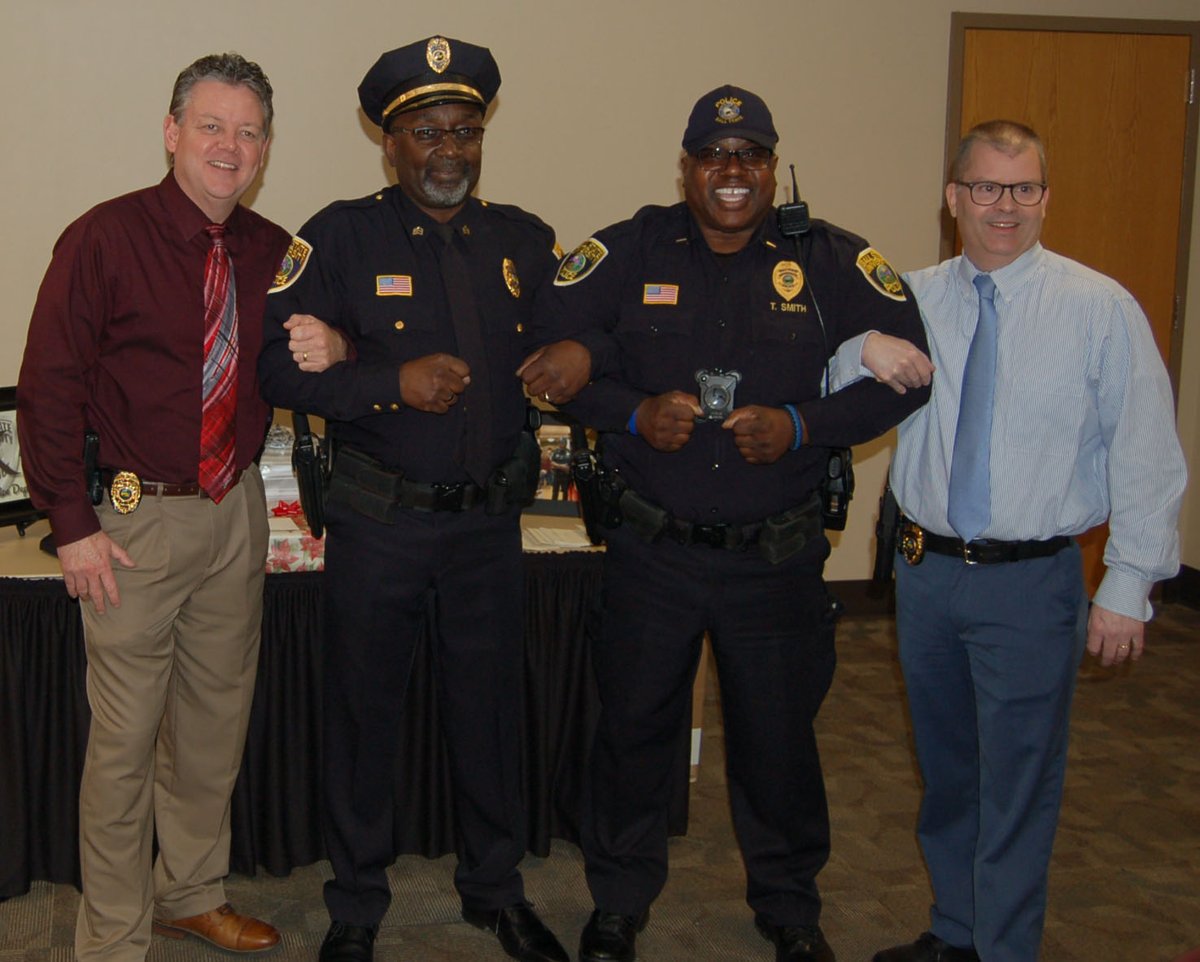 BallStatePolice's tweet photo. We would like to Congratulate and Thank, Lieutenant Terrell Smith on his many years of service to the @BallState  community.

Lt. Smith was hired 30 years ago today! https://t.co/eNgA0Qlj9w