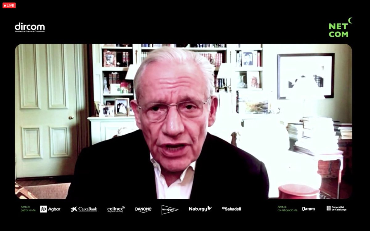 Dircomcat's tweet photo. .@jpastorb pregunta en #Netcom2020 sobre el cuestionado papel de los medios televisivos
👉🏽@realBobWoodward: "Biden ganó. Trump lo cuestionó y los canales tenían que dejar que se expresara, porque es el presidente de los EEUU, pero no podían hacer seguidismo como han hecho" https://t.co/Ofck9Zqqz7