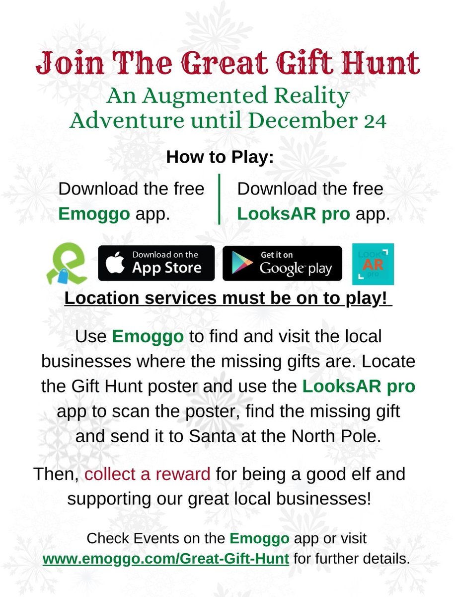 emoggo's tweet image. I know where you can get a great deal on something special for the lady in your life in @MiltonDowntown!  Play our augmented reality adventure to find it for yourself: buff.ly/33PKa2A