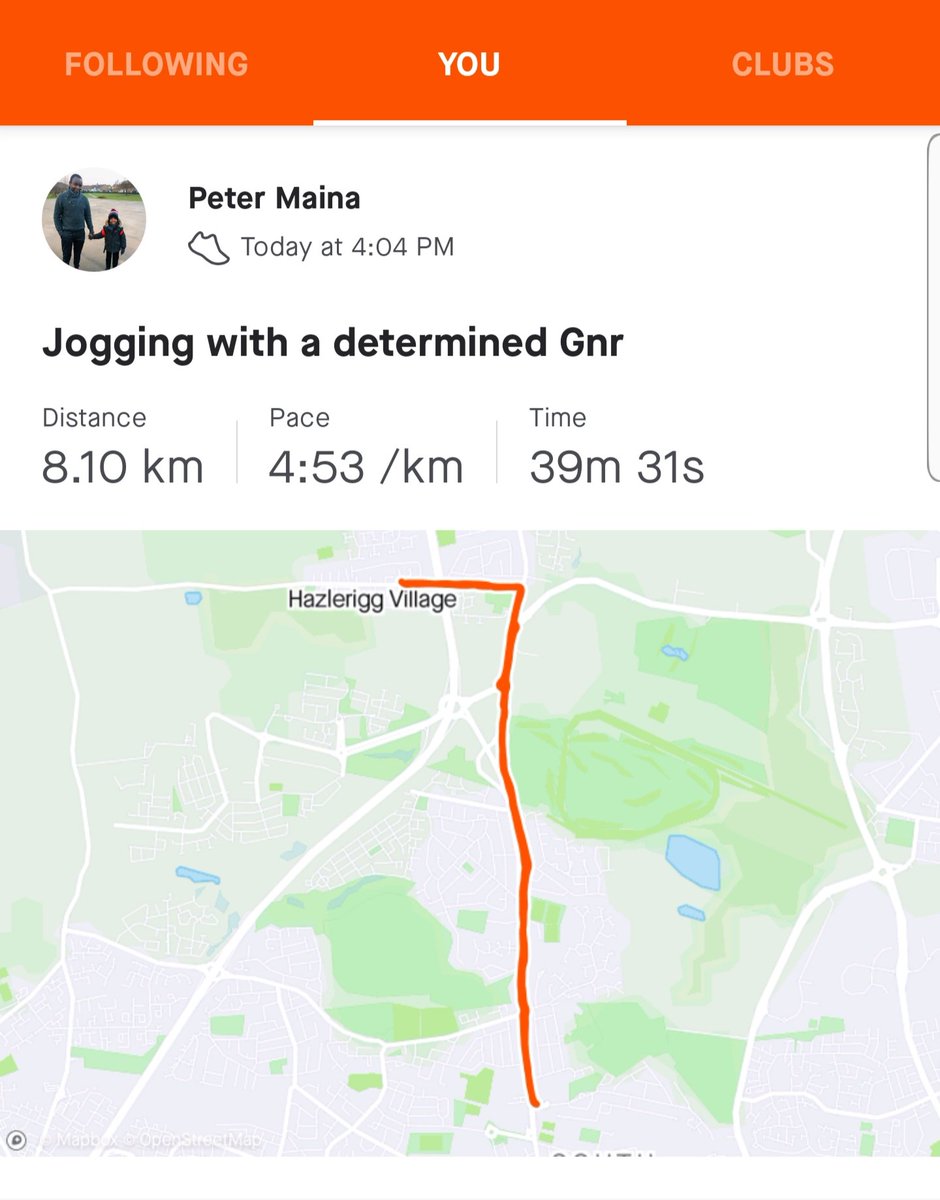 Another 8k jog done.well done Gnr Balidawa for tagging along