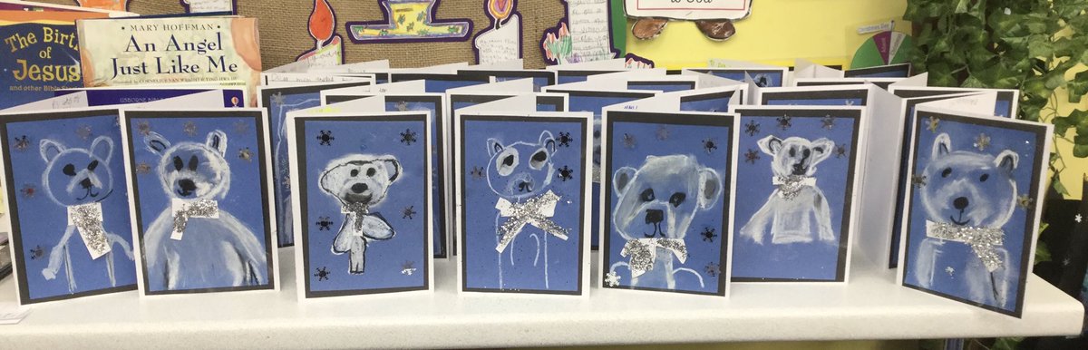 HTAClassBH's tweet photo. We have been busy making Christmas cards to spread joy during our third week of Advent. #HTAArt #HTACatholicLife #HTACommunity https://t.co/zF0xqD3uEE