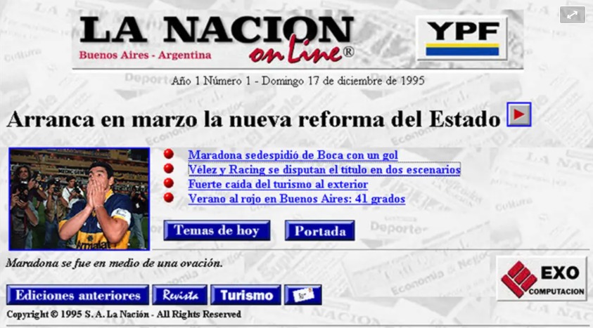 Desde SUR Comunicación queremos felicitar a <a href="/LANACION/">LA NACION</a>  por su aniversario de la llegada del medio a Internet y extender el saludo a las y los periodistas que siempre nos acompañan. 
¡Felices 25 años!