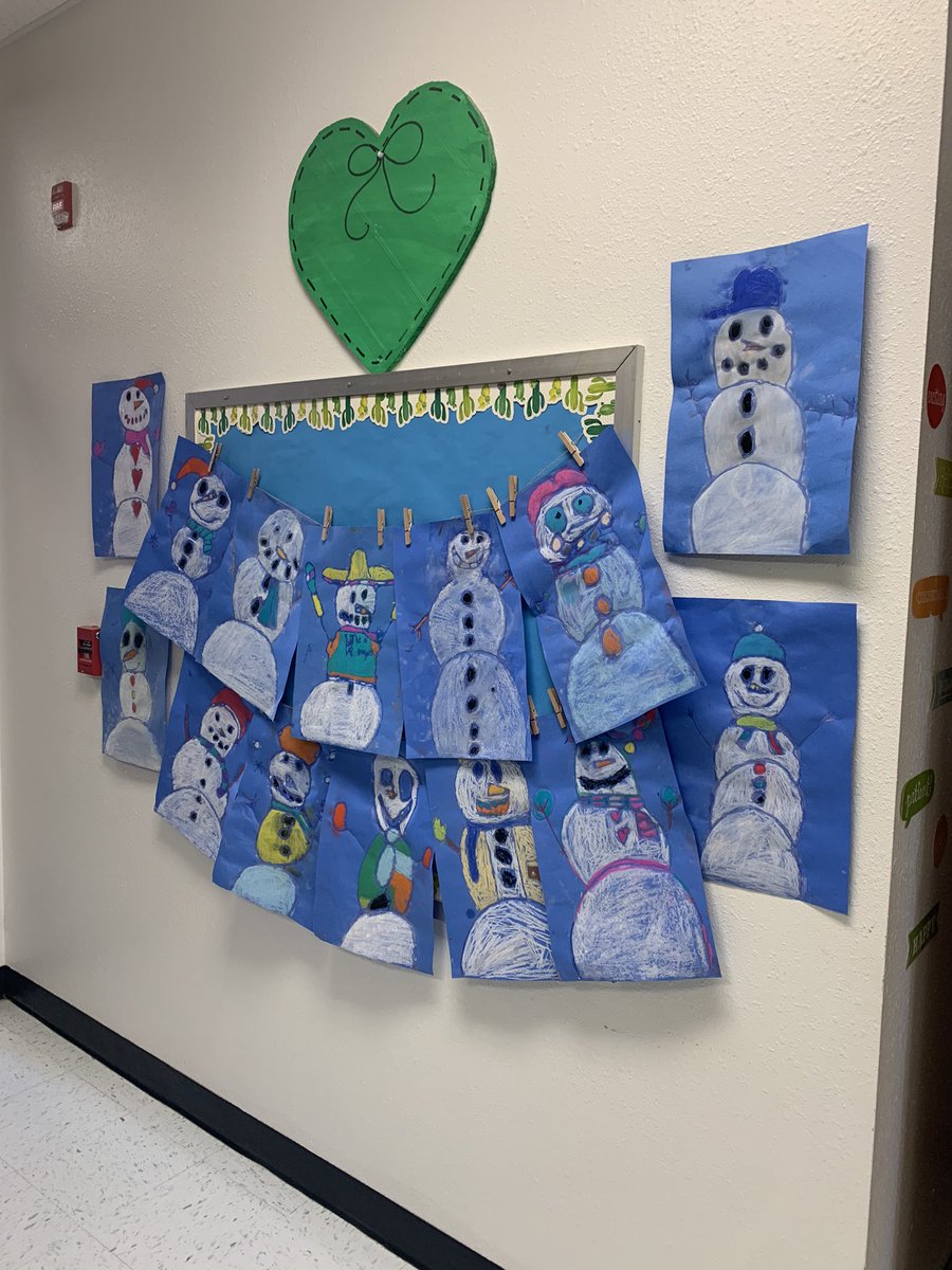 Westwfisd's tweet photo. Deck the West Foundation halls with amazing artwork by our talented students! Fa la la la la la la la la🎄⛄️🎁🎅 https://t.co/wOK8IKqCIg