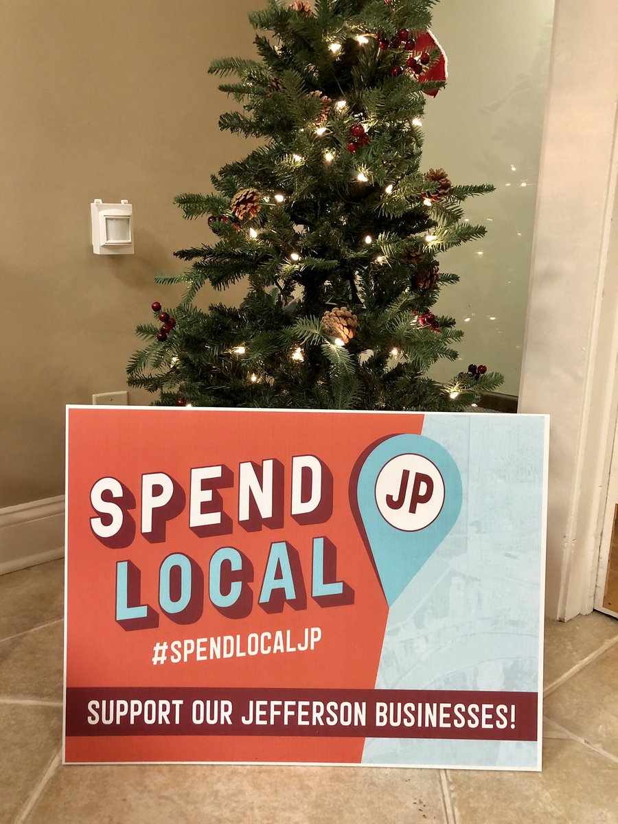 jeffersoncoc's tweet photo. When shopping for the holidays, please consider supporting  #JeffersonParish businesses! #ShopLocal #SpendLocalJP #JeffersonChamber https://t.co/wcxH0W41xE