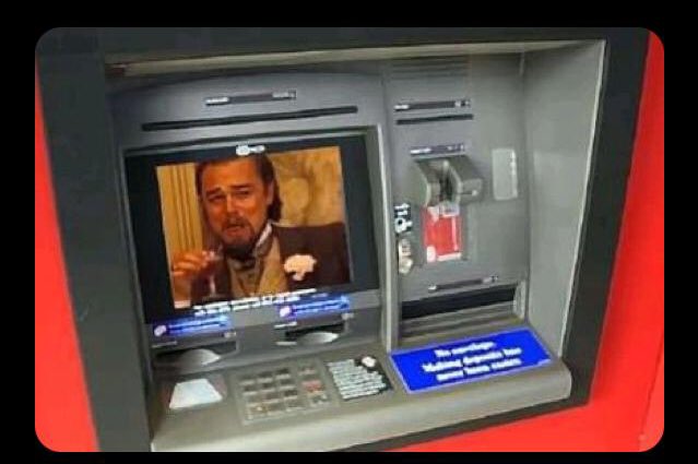 Ponzitort0's tweet photo. El cajero cuando fui a ver si estaba el aguinaldo https://t.co/Ij5lqYWB3I